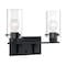 Nuvo Fixture, Vanity, 2-Light, Incandescent, 60W, 120V, A19, Medium Base, Depth: 5.75 60/7272 - alternate 1